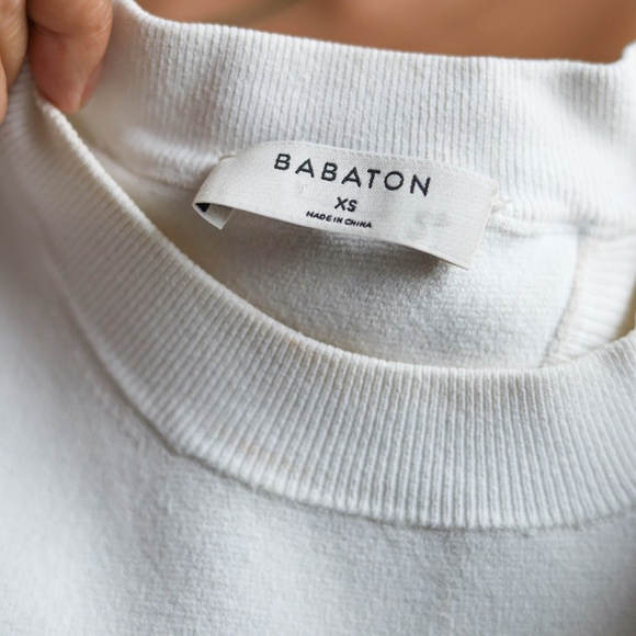 Babaton White Open-back Sweater - Picture 6 of 6